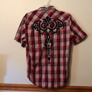 Men’s Small Plaid Shirt